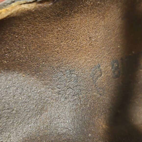 Birkenstock Gizeh Sandals Silver Leather Size 35 - Picture 5 of 6